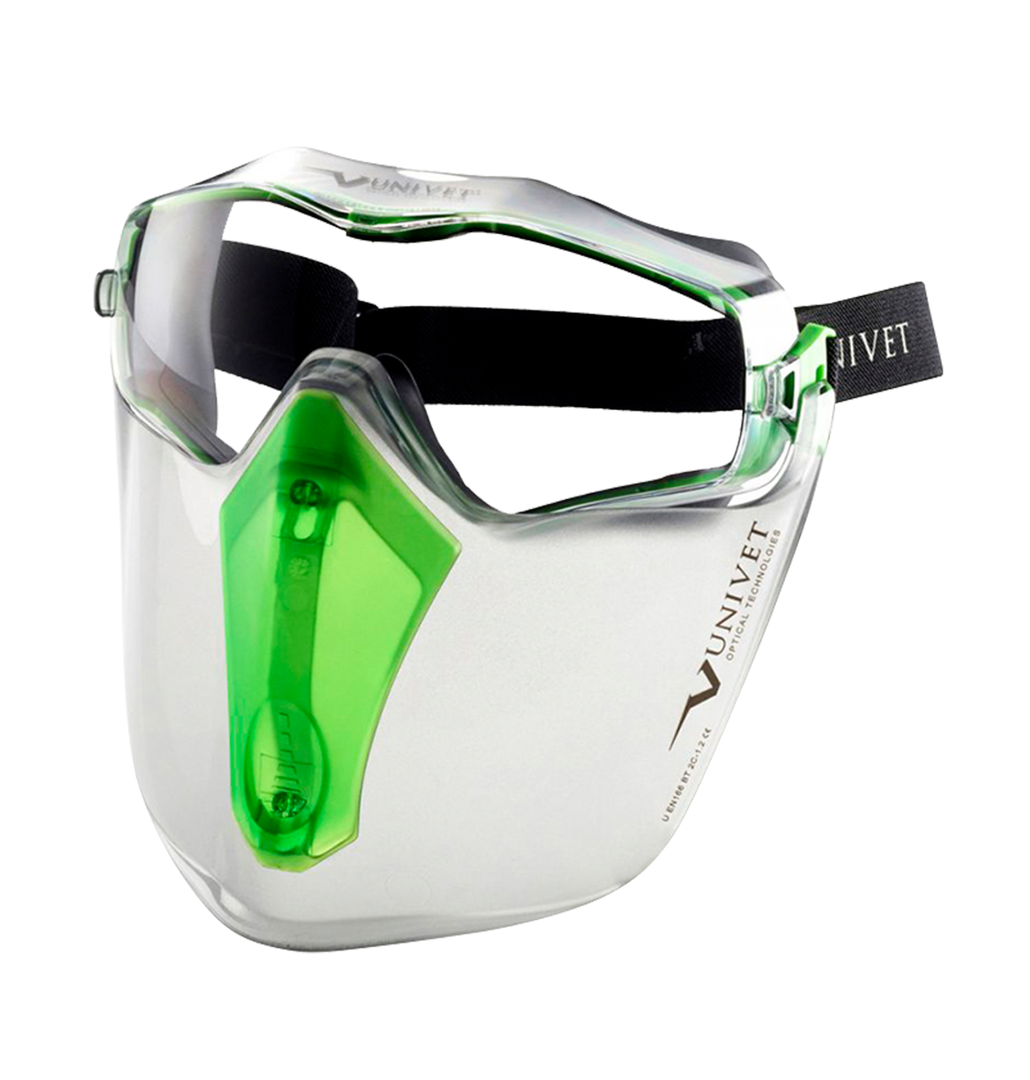 GAFAS DE PROTECCION CLINICA 6X3 MASCARA DE PROTECCION FACIAL 6X3 UNIVET